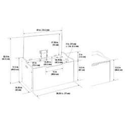 Badger Basket Bench Top Toy Box 13 Badger Basket Bench Top Toy Box -US Storage Furniture Sales 1168353 ALT5