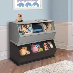 Badger Basket Three-Bin Organizer -US Storage Furniture Sales 1168360 ALT4