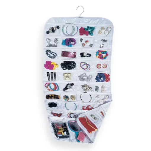 Household Essentials 80-Pocket Hanging Jewelry Bag -US Storage Furniture Sales 1527614