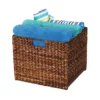 Household Essentials Wicker Storage Bin -US Storage Furniture Sales 1586078 Dark Brown