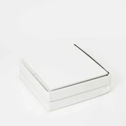 Carter Collapsible Storage Ottoman Chair -US Storage Furniture Sales 174 SINGLEOTTOMAN WHT 011