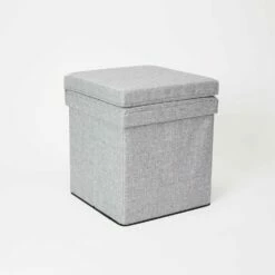 Carter Collapsible Storage Ottoman Chair -US Storage Furniture Sales 175 SINGLEOTTOMAN LG 004