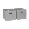 RiverRidge Kids Storage Bin 2-piece Set -US Storage Furniture Sales 2416382 Gray