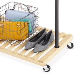 Whitmor Slat Wood Garment Rack -US Storage Furniture Sales 2653753 ALT2