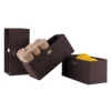 Winsome Torino Folding Storage Basket 3-piece Set -US Storage Furniture Sales 2708612 Chocolate