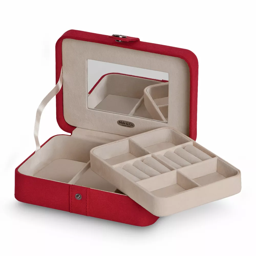 Arya Plush Fabric Jewelry Box 4 Arya Plush Fabric Jewelry Box - Image 2