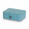Arya Plush Fabric Jewelry Box -US Storage Furniture Sales 2895266 Aqua