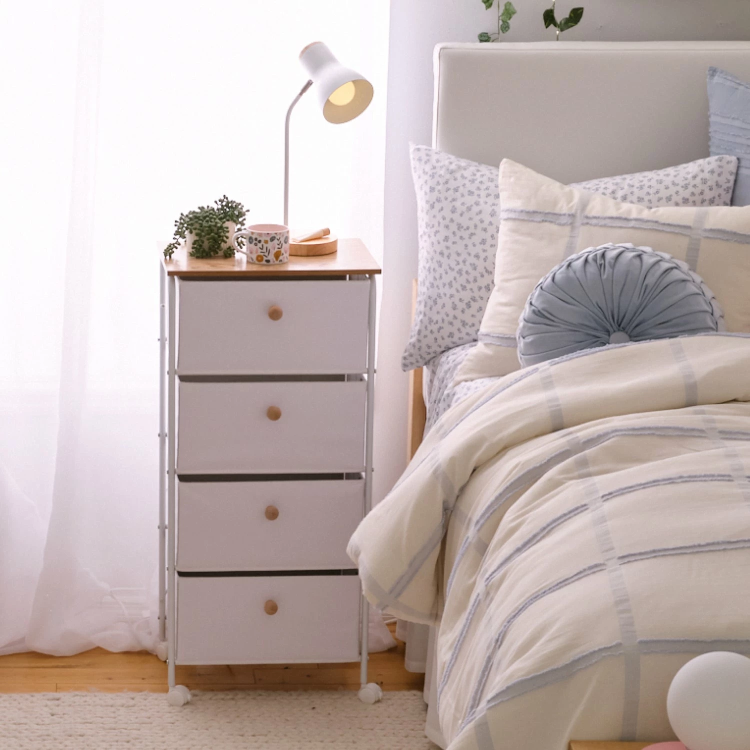 Paige 4-Drawer Storage Cart On Wheels 10 Paige 4-Drawer Storage Cart On Wheels - Image 8