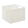 Honey-Can-Do Parchment Cord Storage Crate -US Storage Furniture Sales 2942109 White