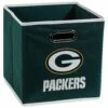 Franklin Sports Green Bay Packers Collapsible Storage Bin -US Storage Furniture Sales 3100823