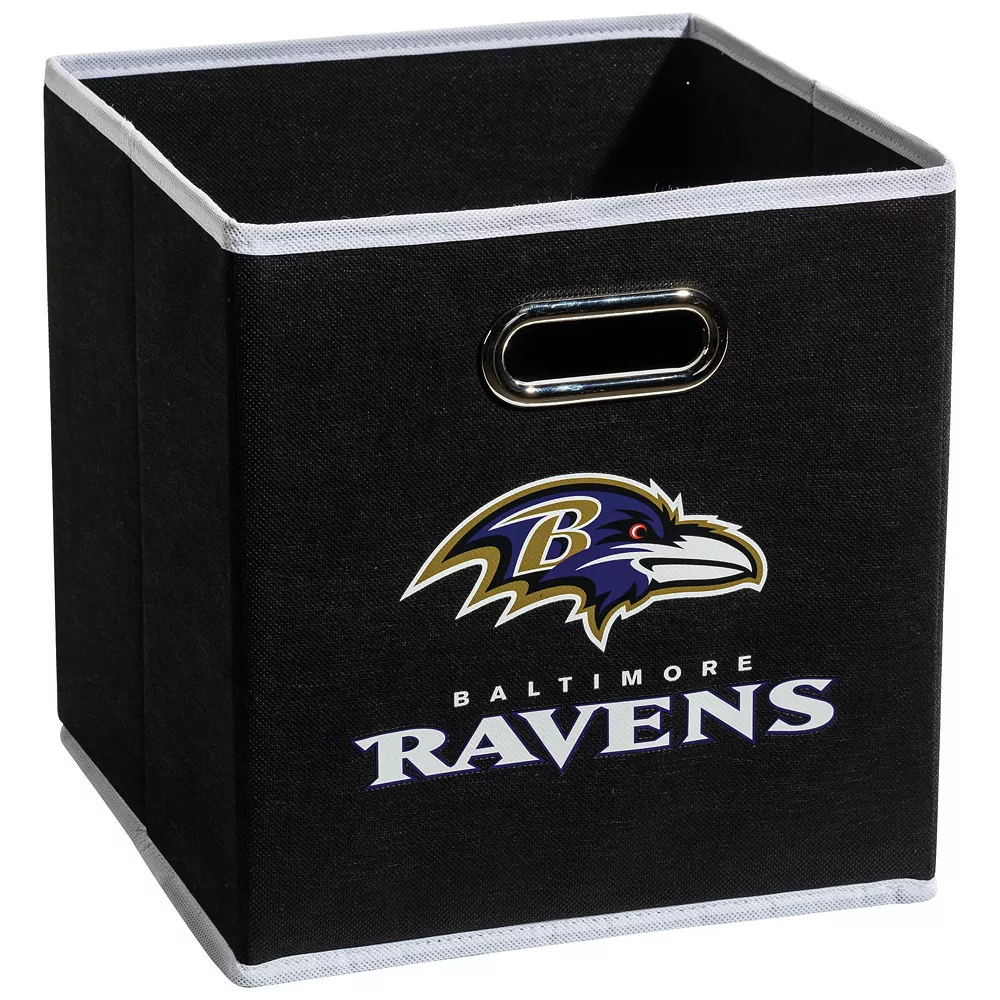 Franklin Sports Baltimore Ravens Collapsible Storage Bin 3 Franklin Sports Baltimore Ravens Collapsible Storage Bin