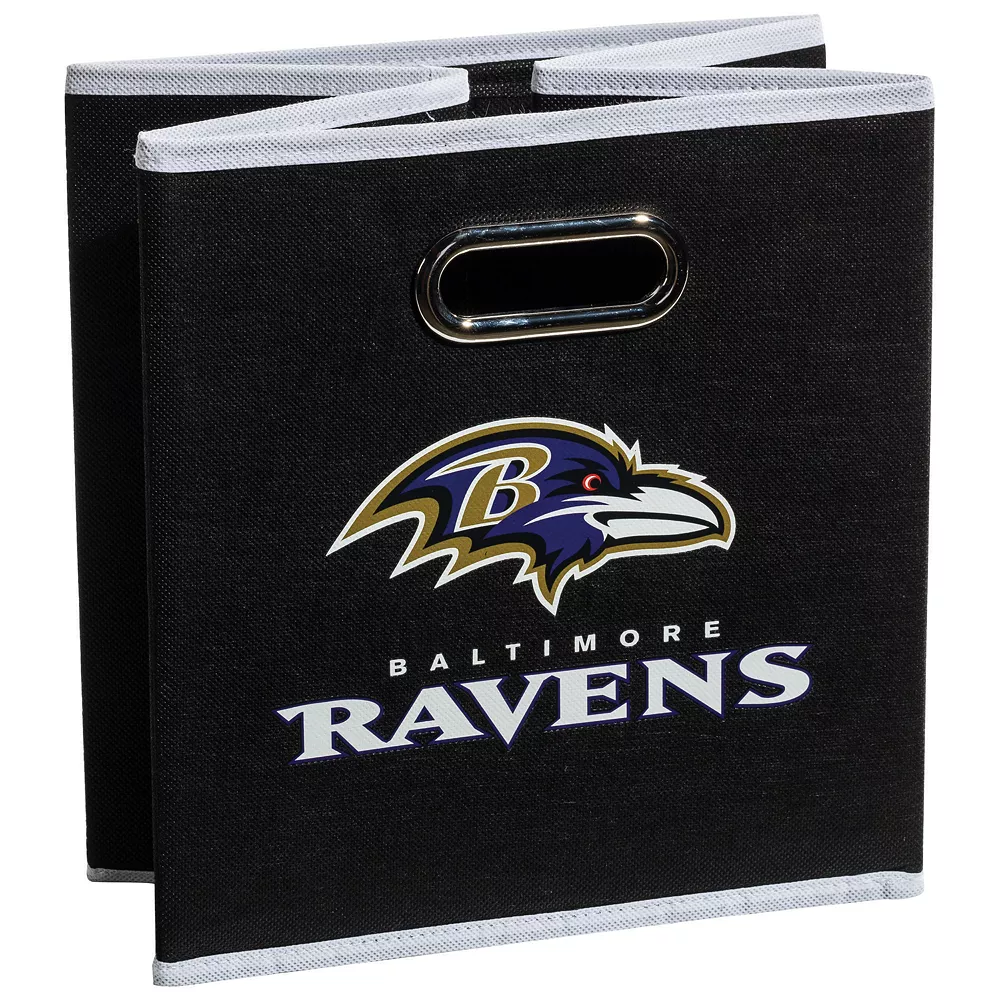 Franklin Sports Baltimore Ravens Collapsible Storage Bin 4 Franklin Sports Baltimore Ravens Collapsible Storage Bin - Image 2