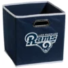 Franklin Sports Los Angeles Rams Collapsible Storage Bin -US Storage Furniture Sales 3100914