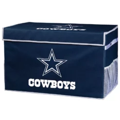 Franklin Sports Dallas Cowboys Small Collapsible Footlocker Storage Bin
