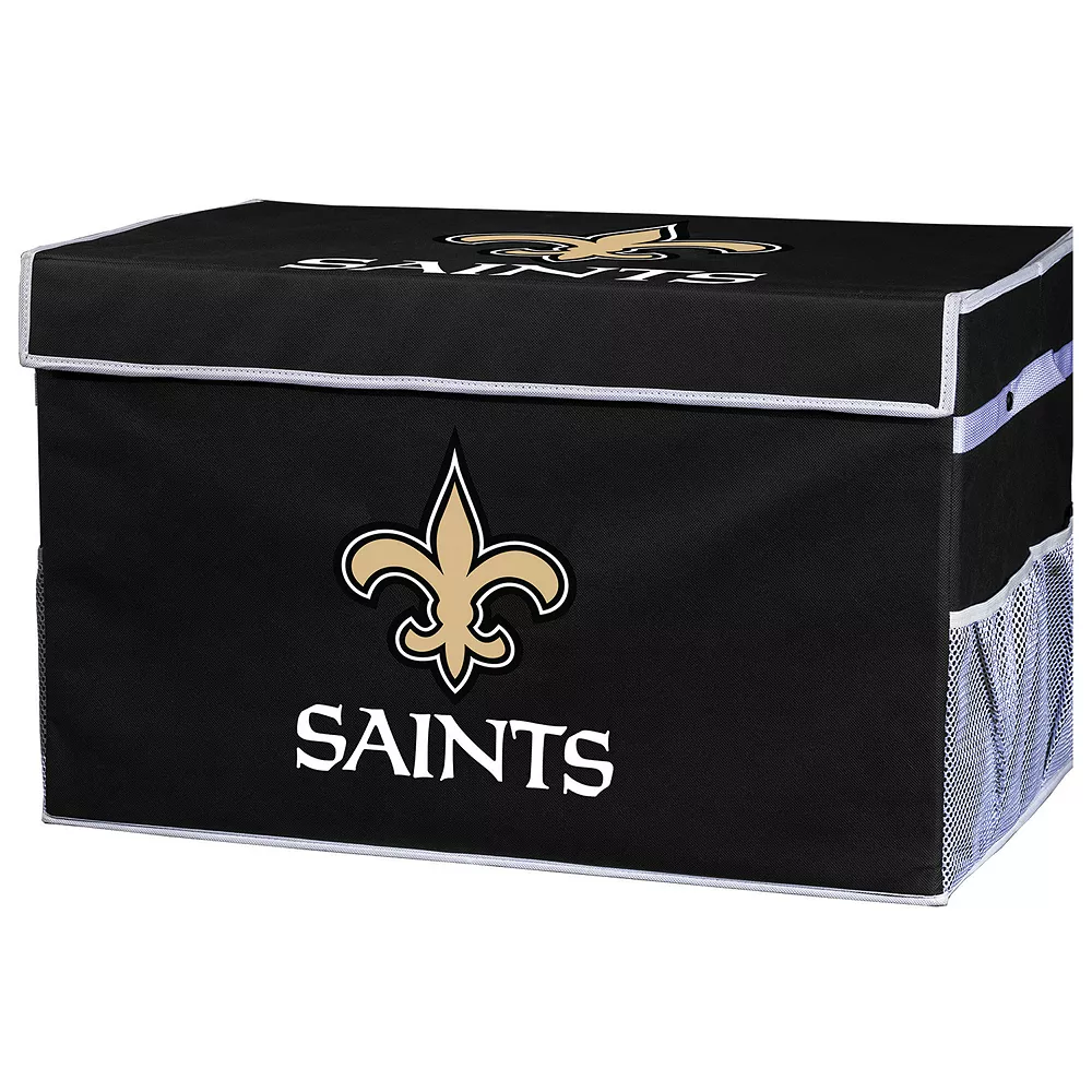 Franklin Sports New Orleans Saints Small Collapsible Footlocker Storage Bin 3 Franklin Sports New Orleans Saints Small Collapsible Footlocker Storage Bin