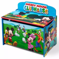 Disney's Mickey Mouse Deluxe Toy Box By Delta Children