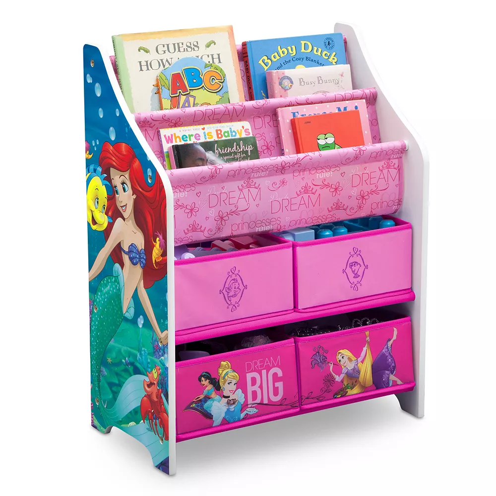 Disney Princess Book & Toy Organizer By Delta Children 3 Disney Princess Book & Toy Organizer By Delta Children