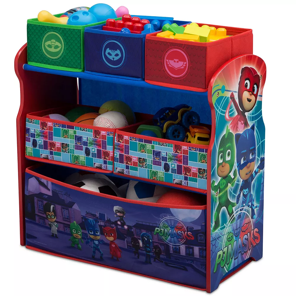 Delta Children PJ Masks Multi-Bin Toy Organizer 3 Delta Children PJ Masks Multi-Bin Toy Organizer