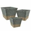 Honey-Can-Do Set Of 3 Nesting Seagrass Storage Basket Set 2 Honey-Can-Do Set Of 3 Nesting Seagrass Storage Basket Set -US Storage Furniture Sales 3706798