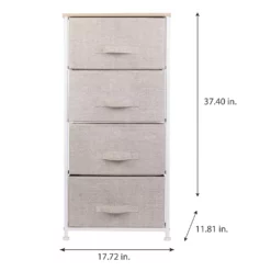 Simplify 4 Drawer Storage Chest -US Storage Furniture Sales 3734527 ALT11