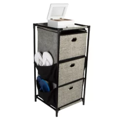 Simplify 3-Tier Storage Drawers With Side Pockets -US Storage Furniture Sales 3737928 ALT3