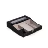 Black Leather Valet Tray By Bey-Berk -US Storage Furniture Sales 3922803 Black
