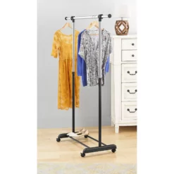 Whitmor Extendable Garment Rack 8 Whitmor Extendable Garment Rack -US Storage Furniture Sales 3943803 ALT2