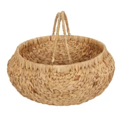 Household Essentials Round Woven Water Hyacinth Basket -US Storage Furniture Sales 4014811 ALT2
