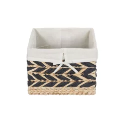 Household Essentials Large Double Chevron Band Basket -US Storage Furniture Sales 4014825 ALT2