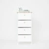 Paige 4-Drawer Storage Cart On Wheels -US Storage Furniture Sales 43 DFY21 GCE 4DRWR WTEWOOD STYLED 004