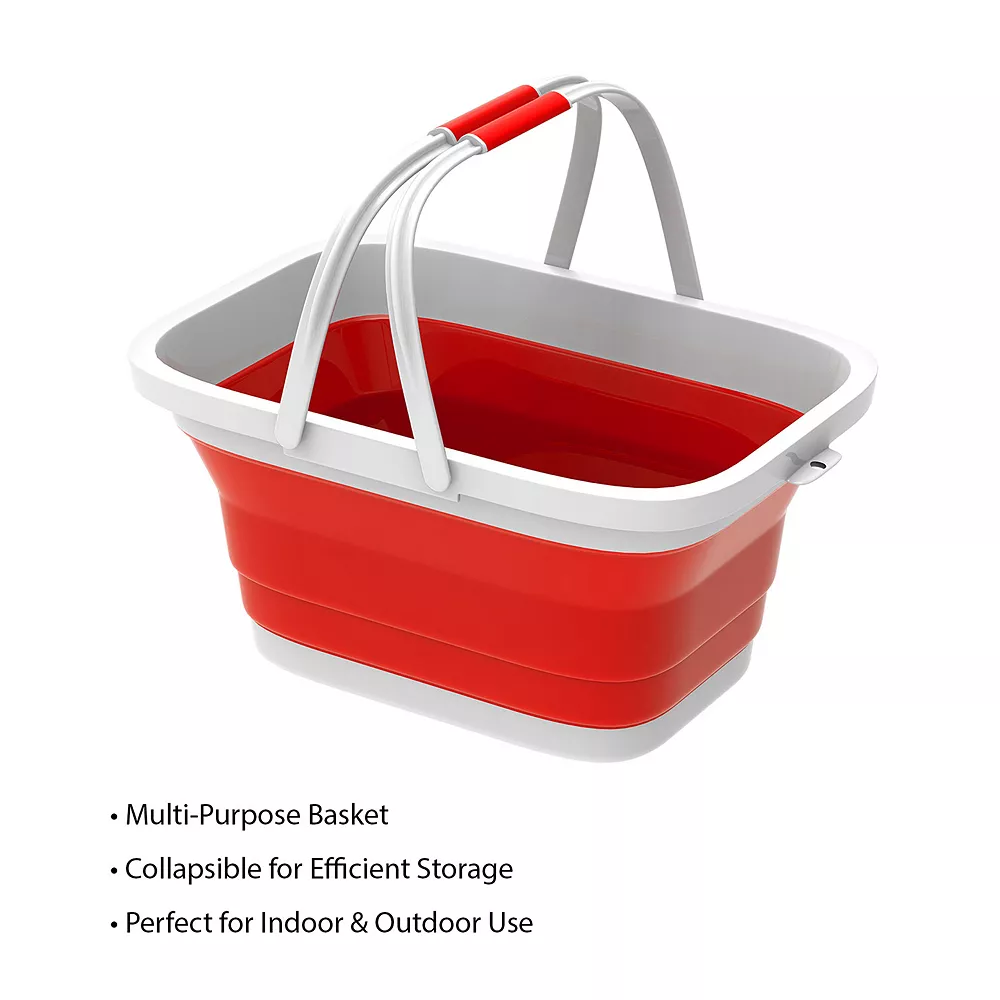 Portsmouth Home Collapsible Space Saving Handbasket 5 Portsmouth Home Collapsible Space Saving Handbasket - Image 3