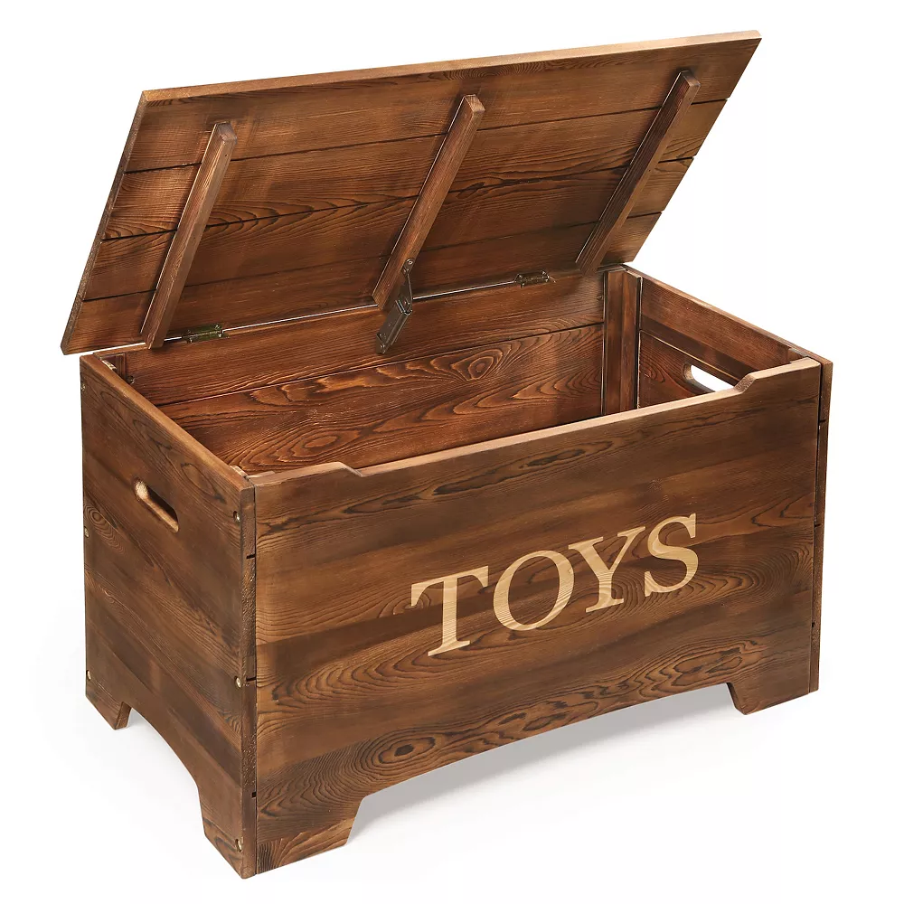 Badger Basket Solid Wood Rustic Toy Box 7 Badger Basket Solid Wood Rustic Toy Box - Image 5