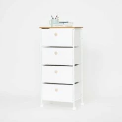 Paige 4-Drawer Storage Cart On Wheels 20 Paige 4-Drawer Storage Cart On Wheels -US Storage Furniture Sales 44 DFY21 GCE 4DRWR WTEWOOD ANG STYLED 002