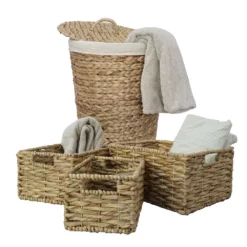 Sonoma Goods For Life® Round Lined Hamper