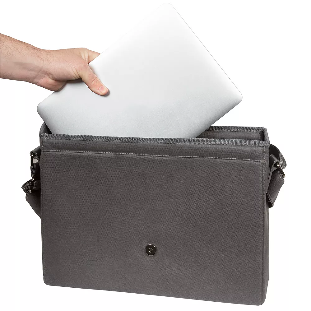 Canvas Messenger Bag 6 Canvas Messenger Bag - Image 4