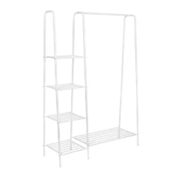 Honey-Can-Do Freestanding Closet With Clothes Rack And Shelves