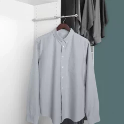 Rev-A-Shelf CVR-14-CR 14in Designer Series Adjustable Closet Valet Rod, Chrome 7 Rev-A-Shelf CVR-14-CR 14in Designer Series Adjustable Closet Valet Rod, Chrome -US Storage Furniture Sales 5080929 ALT