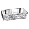 Rack Em Racks 9086-B Universal Wire Basket, Black - 24 X 12 X 6 In. 2 Rack Em Racks 9086-B Universal Wire Basket, Black - 24 X 12 X 6 In. -US Storage Furniture Sales 5087266