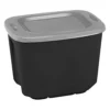 Homz 6610BKTS.10 10 Gallon Durable Molded Plastic Storage Bin With Secure Lid -US Storage Furniture Sales 5088724