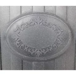 FCMP Outdoor SB120-GRY-S 26 Gallon Outdoor Utility Storage Bin Container, Gray -US Storage Furniture Sales 5094370 ALT2