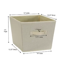 Household Essentials Medium Tape Fabric Storage Bins 2-pack Set -US Storage Furniture Sales 5132207 ALT5