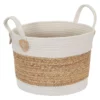 Household Essentials Corn Husk And Hyacinth Wicker Basket -US Storage Furniture Sales 5132382