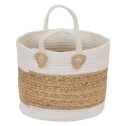 Household Essentials Corn Husk And Hyacinth Wicker Basket -US Storage Furniture Sales 5132382 ALT2