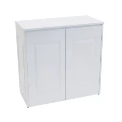 Household Essentials Double Metal Hamper Cabinet 10 Household Essentials Double Metal Hamper Cabinet -US Storage Furniture Sales 5132583 ALT2