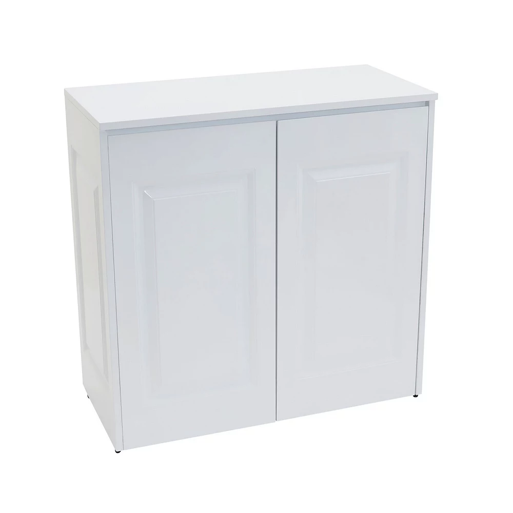 Household Essentials Double Metal Hamper Cabinet 5 Household Essentials Double Metal Hamper Cabinet - Image 3