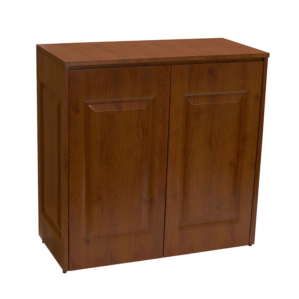 Household Essentials Double Metal Hamper Cabinet 3 Household Essentials Double Metal Hamper Cabinet