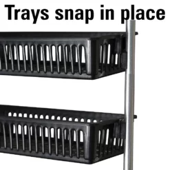 Household Essentials 6-Basket Over-the-Door Storage Rack -US Storage Furniture Sales 5132607 ALT5