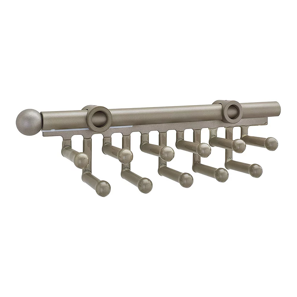 Rev-A-Shelf CTR-12-SN 12" Pull Out Tie/Scarf Closet Organizer Rack, Satin Nickel 2 Rev-A-Shelf CTR-12-SN 12" Pull Out Tie/Scarf Closet Organizer Rack, Satin Nickel