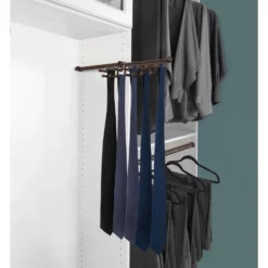 Rev-A-Shelf CTR-14-ORB 14 In Pull Out Tie/Scarf Closet Organizer Rack, Bronze 8 Rev-A-Shelf CTR-14-ORB 14 In Pull Out Tie/Scarf Closet Organizer Rack, Bronze -US Storage Furniture Sales 5244367 ALT2