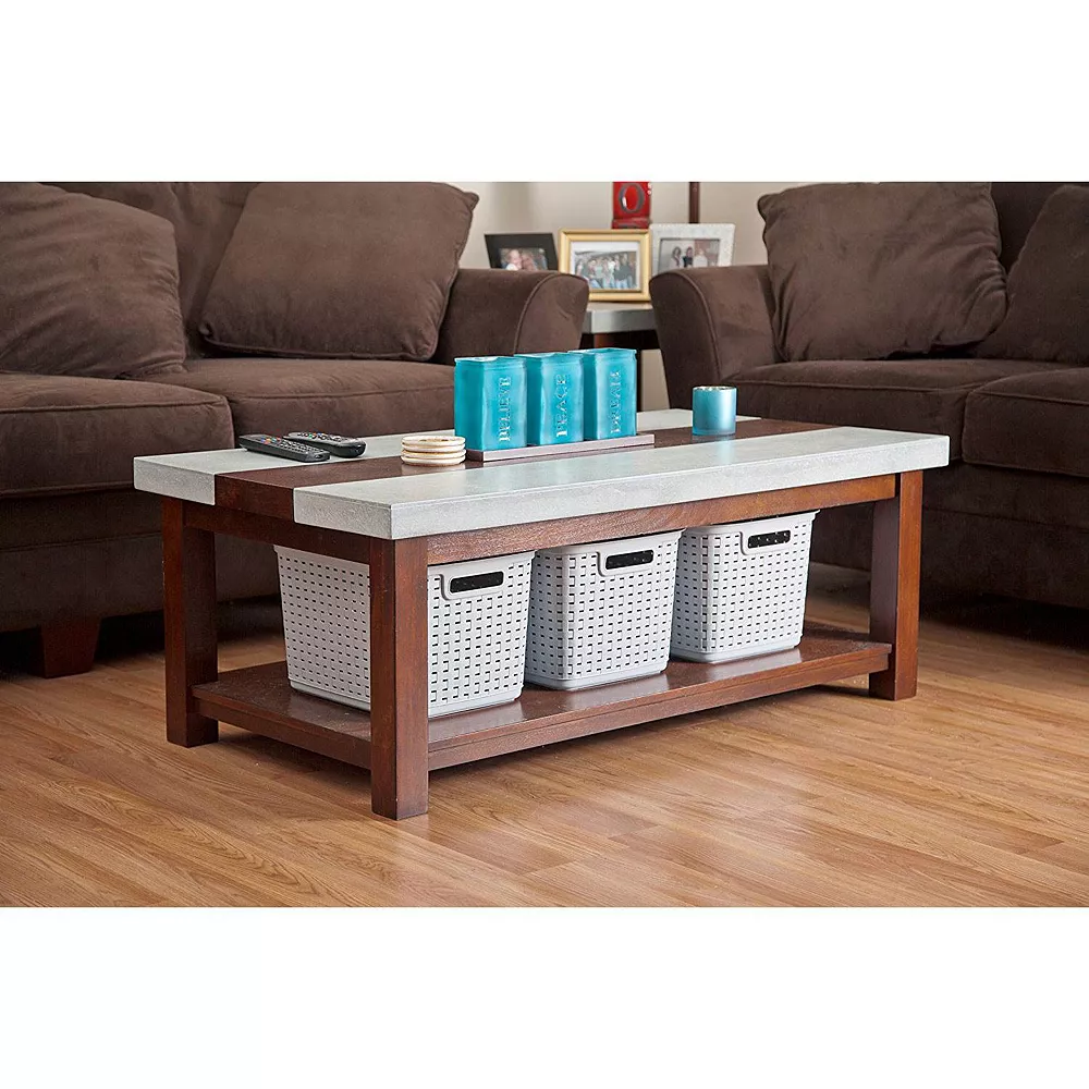 Sterilite Tall Wicker Weave Plastic Laundry Hamper Storage Basket, Gray (6 Pack) 5 Sterilite Tall Wicker Weave Plastic Laundry Hamper Storage Basket, Gray (6 Pack) - Image 3